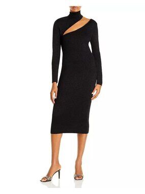 aqua lace inset midi dress Lace Inset Midi Dress
